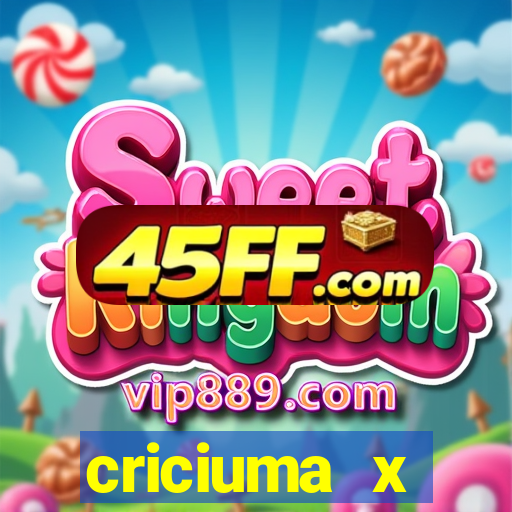 criciuma x fluminense palpite